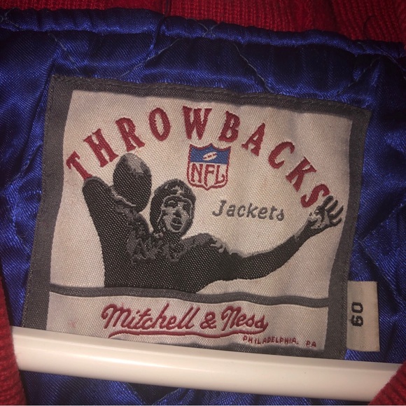 OJ SIMPSON BUFFALO BILLS WOOL HEAVY JACKET VINTAGE LOOK SIZE 60 MEAN 4XL - Picture 6 of 15